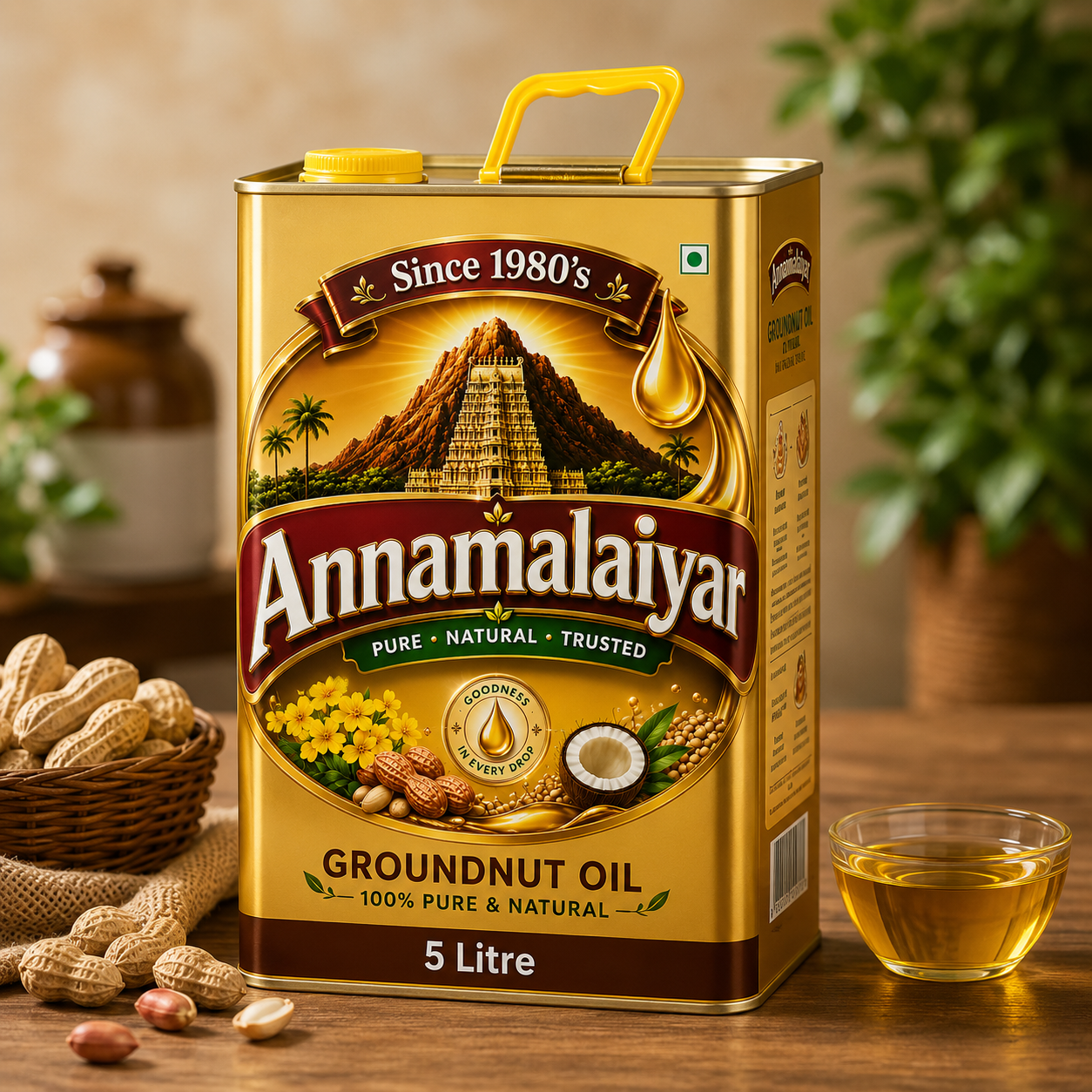 Groundnut oil 5 Litre