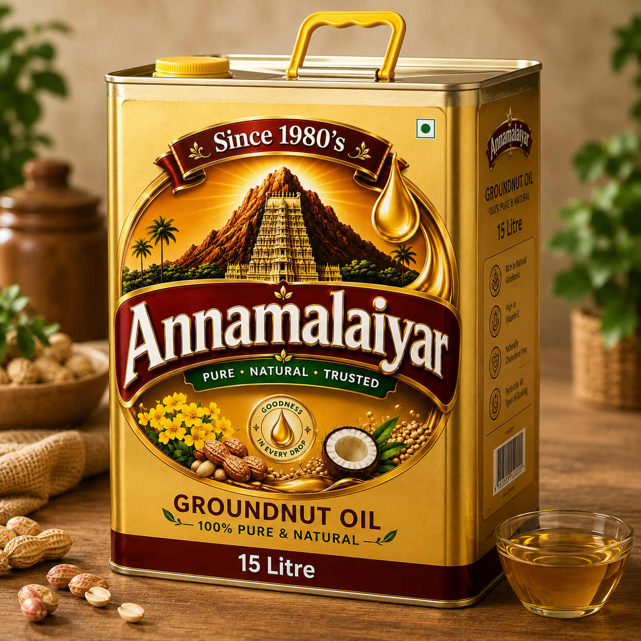 Groundnut Oil 15 Litre
